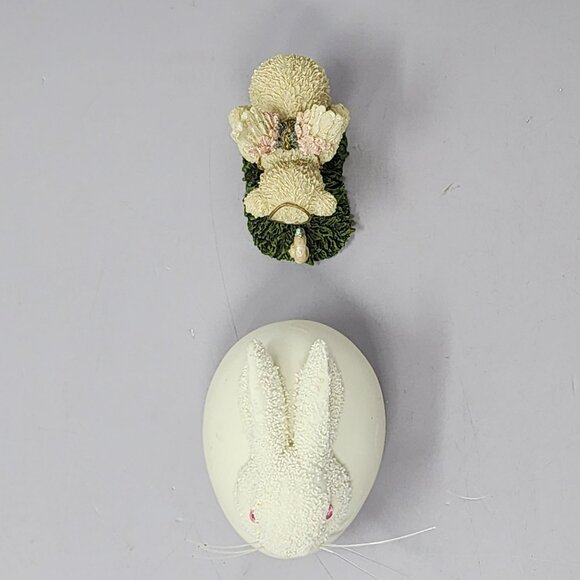 Charming Dept 56 Rabbit Figurine Set‎ By Enesco Boyds Bears  Lil Wings - Picture 5 of 13
